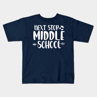 Next Stop Middle School Kids T-Shirt